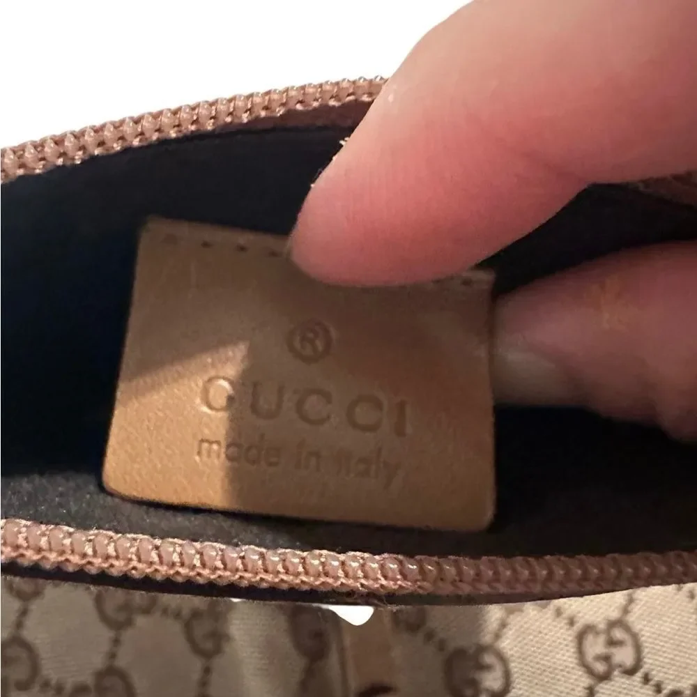 Gucci Beige and Brown GG Canvas Tote - Picture 12 of 15